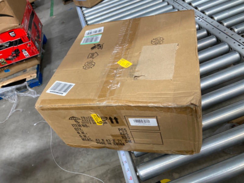 Photo 1 of SCAWAIL Ceiling Fans with Lights,35" Low Profile Ceiling Fan with Remote/APP Control 6 Speeds,8 Petals Smart Modern Ceiling Fan with Light Timing Dimmable LED Light for Bedroom Dinning Room,White White-8head