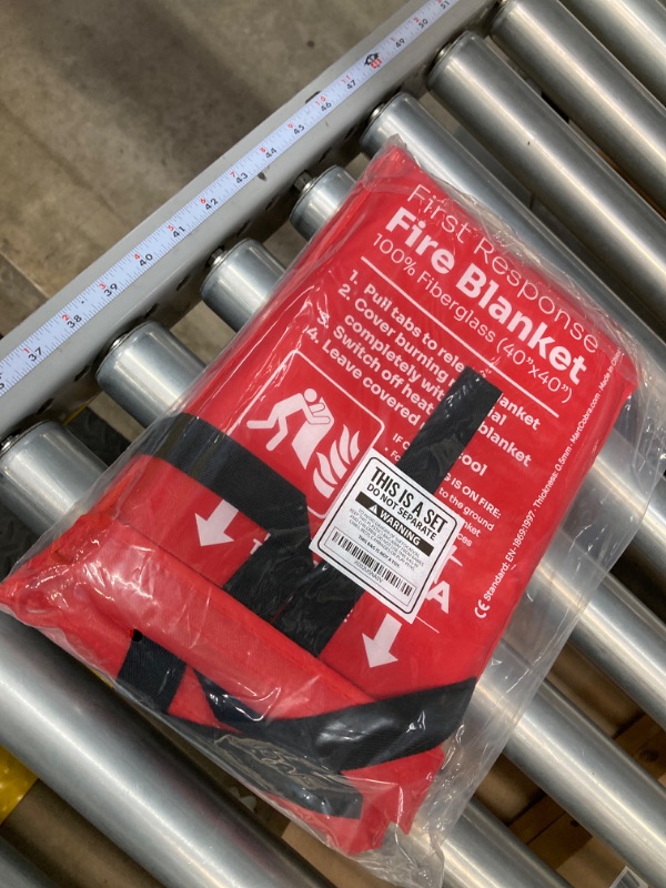 Photo 2 of Mart Cobra Emergency Fire Blanket for Home and Kitchen Fire Extinguishers for The House x2 Prepared Fiberglass Fire Blankets Emergency for Home Fireproof Blanket Fire Retardant Blankets Grease Spray