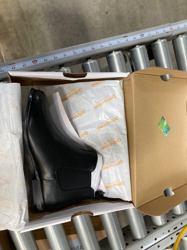 Photo 1 of Ortho+rest Women Chelsea Boots Flat Ankle Boots 8.5 Black