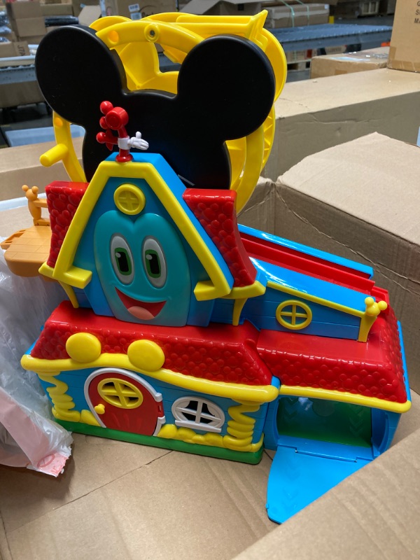 Photo 2 of Disney Junior Mickey Mouse Funny the Funhouse 13 Piece Lights and Sounds Playset, Includes Mickey Mouse, Donald Duck and Bonus Pluto Figure, Amazon Exclusive, by Just Play