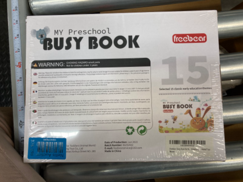 Photo 1 of Freebear Busy Book for Toddlers Sticker Books for 2 3 4 Years Old, Preshool Learning Activities for Kids, Toddler Learning Education Toys, Montessori Travel Toys Gifts for Girls & Boys, Animal World