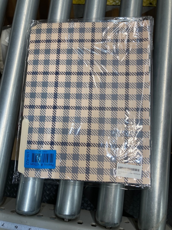 Photo 2 of Decorative File Folders 8 Pack - 8 Different Blue Plaid Fashion Designs, 1/3 Cut Tabs Letter Size 9x11.5 inch, 350gsm Thick Paper Matte Finish, Essential Stationery for Home, School & Office