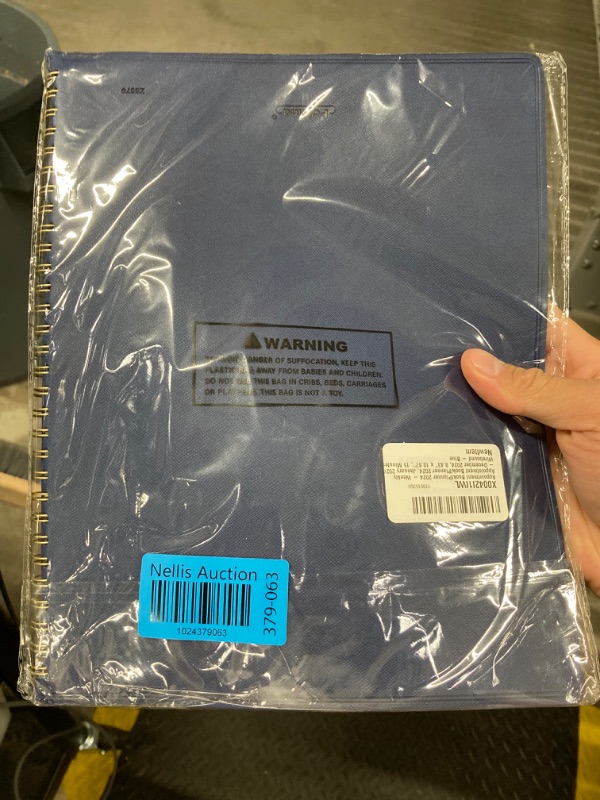 Photo 2 of Appointment Book/Planner 2024 - Weekly Appointment Book/Planner 2024, January 2024 - December 2024, 8.43" x 10.67", 15 Minutes, Wirebound - Blue