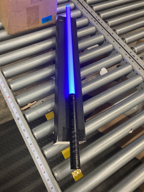 Photo 1 of Amaxshiirchy Lightsaber RGB15 Colors Metal Hilt 3 Sound Modes Rechargeable Force FX Heavy Dueling Light Saber Swords Set Cosplay Children Adults Black