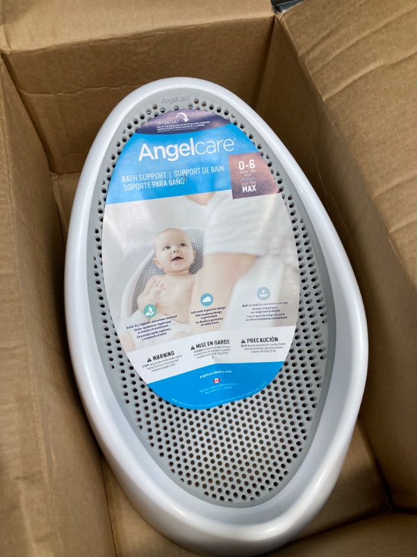 Photo 2 of Angelcare Baby Bath Support (Grey) | Ideal for Babies Less than 6 Months Old