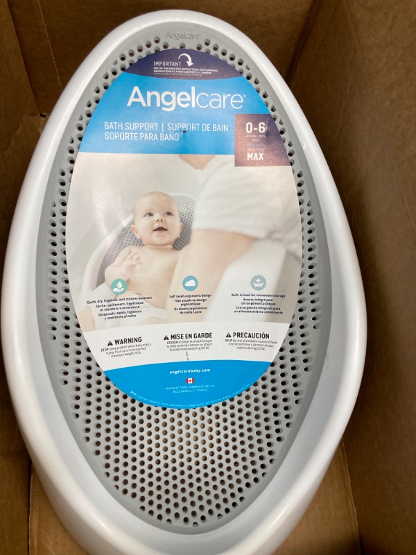 Photo 2 of Angelcare Baby Bath Support (Grey) | Ideal for Babies Less than 6 Months Old