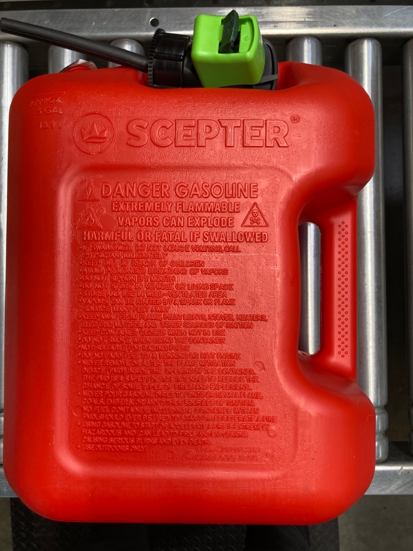 Photo 2 of Scepter FSCG571 SmartControl Gas Can with Rear Handle - 5 Gallon,Red