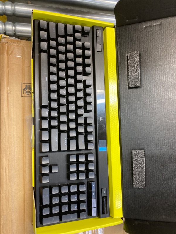 Photo 2 of Corsair K70 RGB PRO Mechanical Gaming Keyboard - Cherry MX Brown Keyswitches - 8,000Hz Hyper-Polling - Durable PBT Double-Shot Keycaps - Magnetic Soft-Touch Palm Rest - Black (QWERTY - NA Layout) K70 RGB PRO MX BROWN (Tactile)