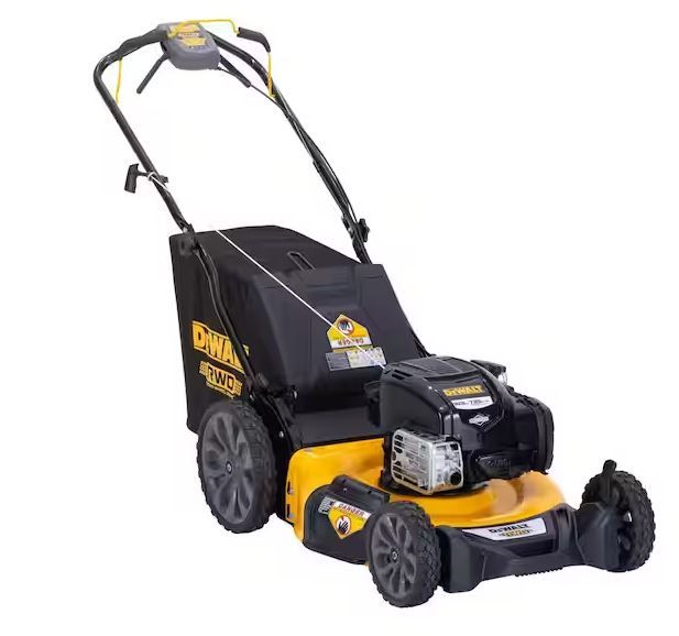 Photo 1 of ***(Missing mulching bag and broken piece)***
DEWALT 21 in. 163cc Briggs and Stratton 725Exi Engine Rear Wheel Drive 3-in-1 Gas Self Propelled Walk Behind Lawn Mower