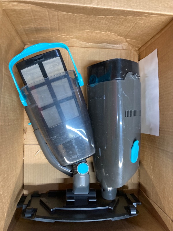 Photo 2 of ***MISSING CHARGER*** Cordless Handheld Pool Vacuum, Rechargeable Pool Cleaner with Powerful Suction for Above Ground Pools, Spas, Hot Tubs, 60 Mins Runtime, Perfect for Cleaning Leaves, Dirt and Sand & Silt, Black