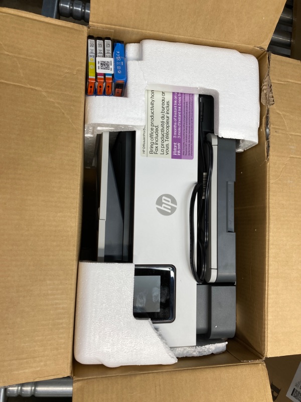 Photo 2 of HP OfficeJet Pro 8135e All-in-One Printer, Color, Printer for Home, Print, Copy, scan, fax, Instant Ink Eligible; Automatic Document Feeder; Touchscreen; Quiet Mode; Print Over VPN New Version