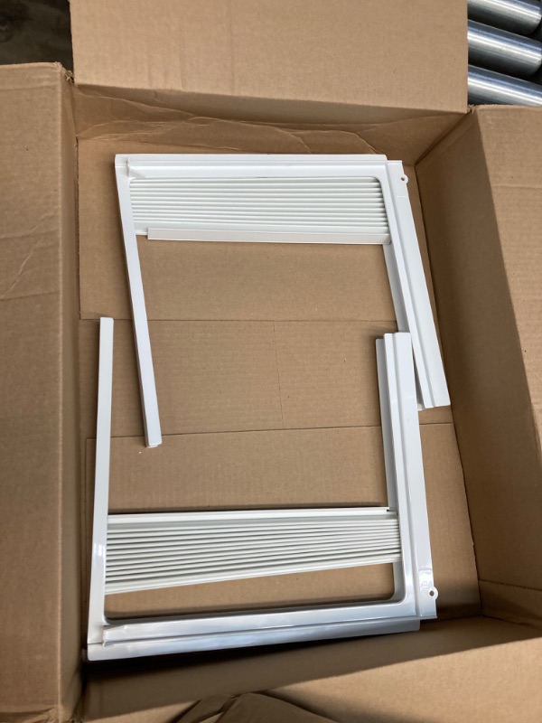 Photo 2 of GCGOODS Window AC Side Panels with Frame, Insulation Window Air Conditioner Side Panel Kit, Adjustable Fits for 5,000 BTU Window Air Conditioner Units