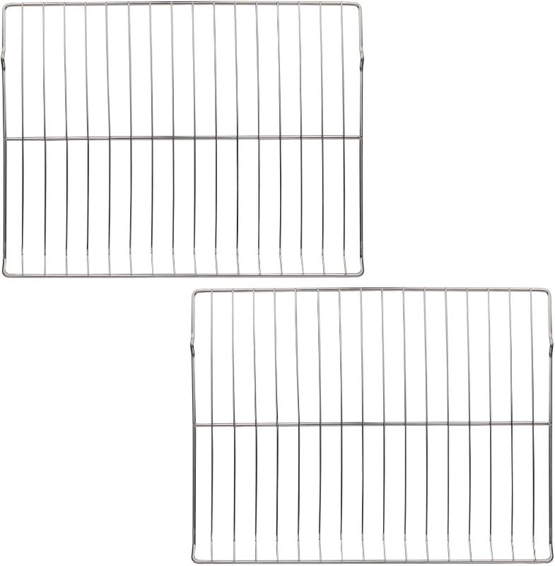 Photo 1 of WB48T10095 Replacement Oven Rack for GE Range Oven Stove Wire Rack WB48K5019 AP5665850 PS249547 WB48K0001 WB48K4 (2 pack)