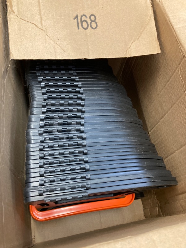 Photo 1 of Camco Sidewinder RV Sewer Support | Made from Sturdy Lightweight Plastic | Curve Around Obstacles and Won't Creep Closed | 20 Feet | Black | (43052) Frustration Free Packaging