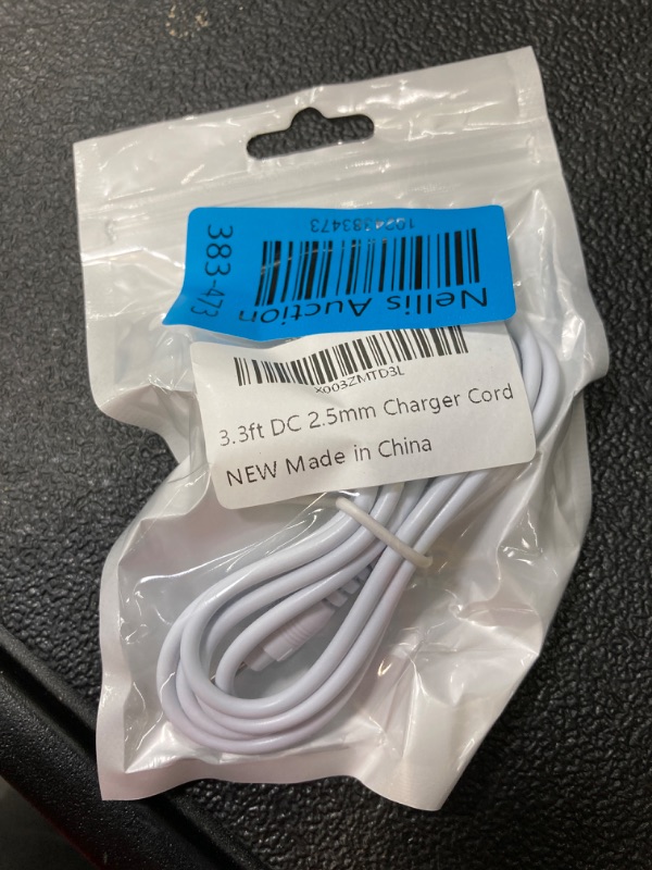 Photo 2 of 3.3ft Replacement DC Charging Cable, USB to DC 2.5mm Charger Cord