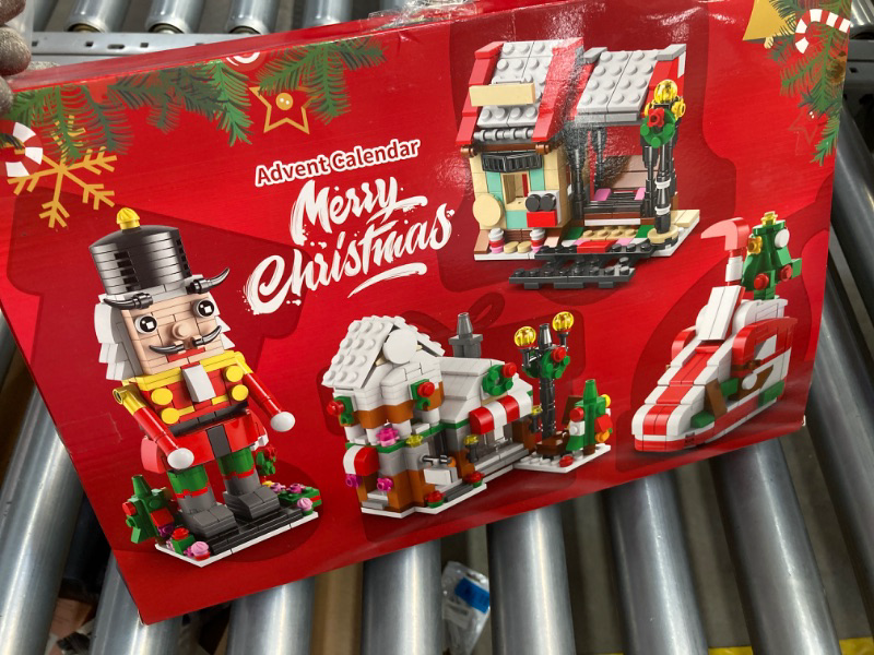 Photo 1 of 2023 Advent Calendar Kids Christmas Building Blocks 24 Days Countdown Calendar Toys for Kids 1076 PCS 6 in 1 Christmas Building Toys, Kids Christmas Gifts for Boys & Girls