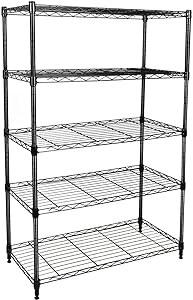 Photo 1 of Amazon Basics 5-Shelf Adjustable, Heavy Duty Wide Storage Shelving Unit 