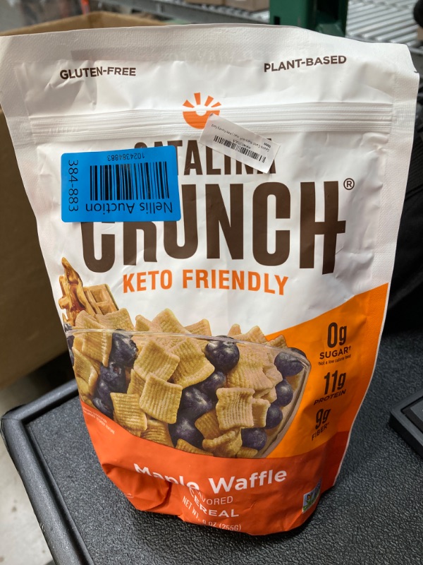 Photo 2 of ***BEST BY 10/09/2024*** Catalina Crunch Maple Waffle Keto Cereal (9Oz Bag)| Low Carb, Sugar Free, Gluten Free | Keto Snacks, Vegan, Plant Based Protein | Breakfast Cereals | Keto Friendly Food