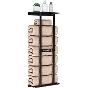 Photo 1 of 
Bathroom Towel Storage Rack, STWWO Towel Racks for Bathroom Wall Mounted 30 inch with Shelf Can Holds 6 Large Towels, Wall Towel Rack for Rolled Towels, BlackBathroom Towel Storage Rack, STWWO Towel Racks for Bathroom Wall Moun…