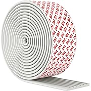 Photo 1 of Baby Proofing 16.4ft Extra-Wide Edge Protectors for Baby with 3M Strong Adhesive Double Sided Tape, Sharp Edge & Corner Safety Guards Furniture Bumper for Table, Furniture, Fireplace, WhiteBaby Proofing 16.4ft Extra-Wide Edge Protectors for Baby with 3M S