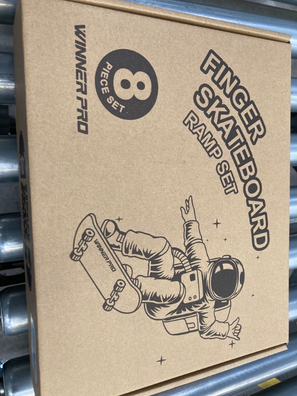 Photo 1 of WINNER PRO Finger Skateboard Ramp 23 PCS Set - Fingerboard Skate Park Kit, Mini Finger Toy Set with Fingerboards Bike Scooters Mini Short Finger Skateboard Ramp Decks for Kids Christmas Birthday Gift A - 2023NEST 20 PCS