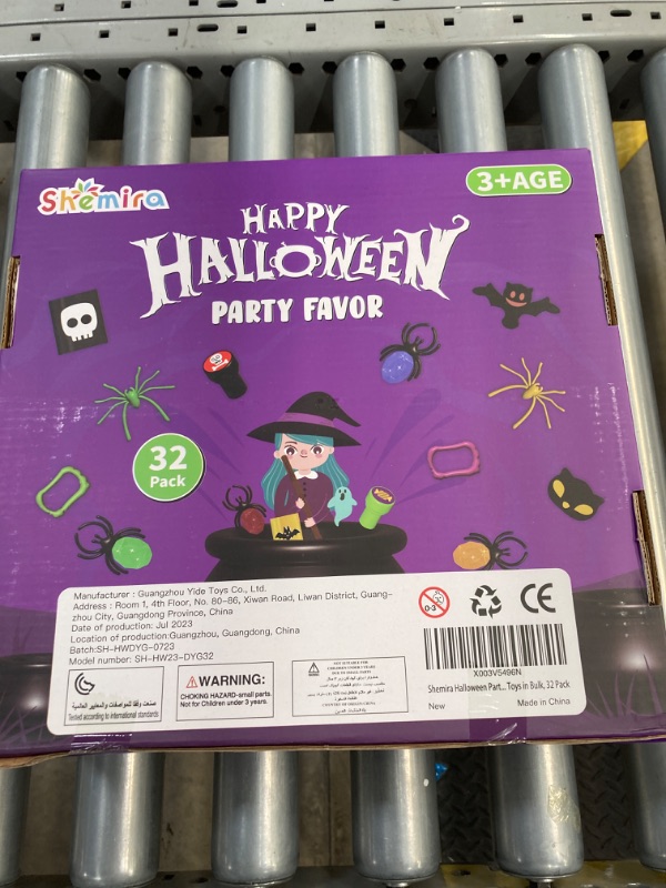 Photo 2 of 256 PCS Halloween Party Favors Bulk for Kids, 32 Pack Prefilled Witch Cauldrons With Halloween Toys, Halloween Goodie Bag Fillers, Halloween Party Supplies, Halloween Miniatures Novelty Toys 256pcs