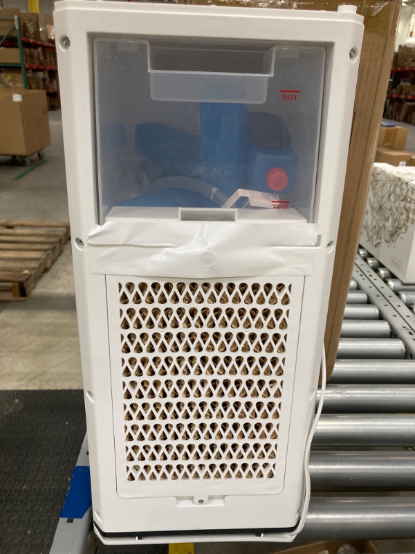 Photo 1 of Portable Air Conditioners, 3-IN-1 Evaporative Swamp Cooler Air Conditioner, 4 Modes & 3 Speeds, 12H Timer, LED Display, Remote & Touch Control, 4 Wheels with Latches, Swamp Cooler for Bedroom,Indoor White