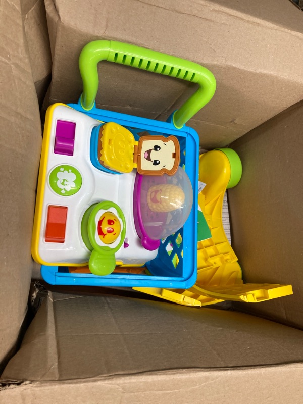 Photo 2 of Bright Starts Giggling Gourmet 4-in-1 Shop ‘n Cook Walker Shopping Cart Push Toy, Ages 6 months +