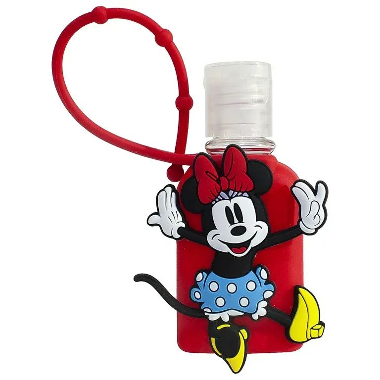 Photo 1 of Mickey and Minnie Mouse Kids Hand Sanitizer Holder Set with 1 oz Refillable Hand Sanitizer 4 Bottles 