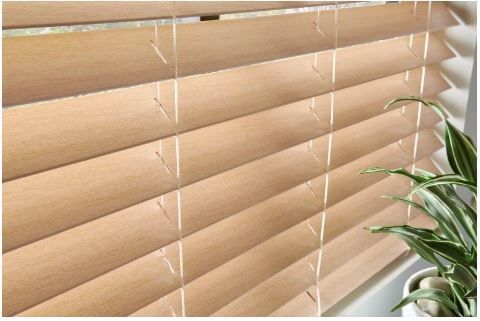 Photo 1 of 2 Inch Faux Wood Blinds Window Width 24 in.  Window Height 36 in.