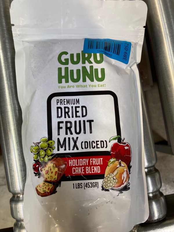 Photo 2 of GURU HUNU Dried Fruit Mix, From Mediterranean, Healthy Snacks, No Sugar Added, Chemical Free, Diced and Dehydrated Fruit Medley For Cake, Snacks For Trail or Oatmeal, Ever day Use, Trail Mix (1lb) 1 Pound