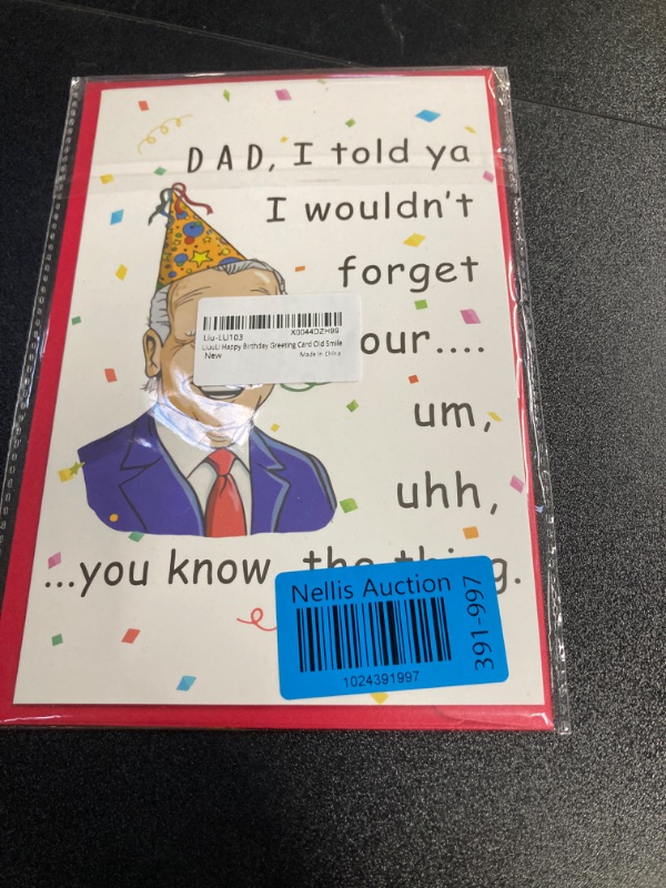 Photo 2 of Funny Joe Biden Birthday Card for Dad, Father's Day Card for Daddy, Naughty Memory Anniversary Card for Father, Happy Birthday Card Gifts for Men Him, Generic Card for Various Occasions 103