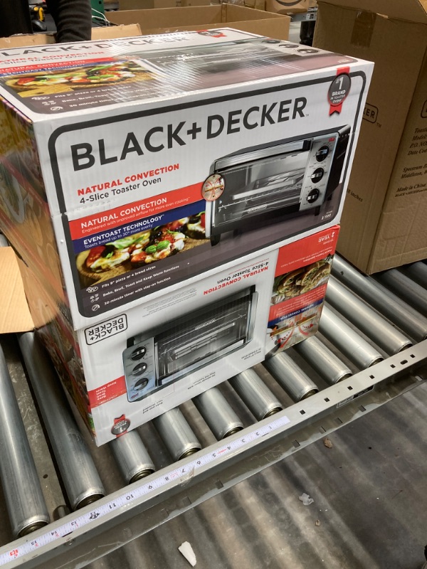 Photo 2 of 2 Set Black & Decker 4-Slice Toaster Oven TO1750SB