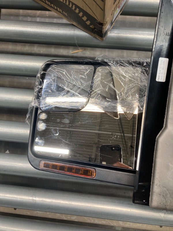 Photo 1 of SCITOO Towing Mirrors fit for 2004-2014 for Ford for F-150 Blind Spot Mirror Power Heated Chrome Puddle Signal Double Glass (Driver Side)