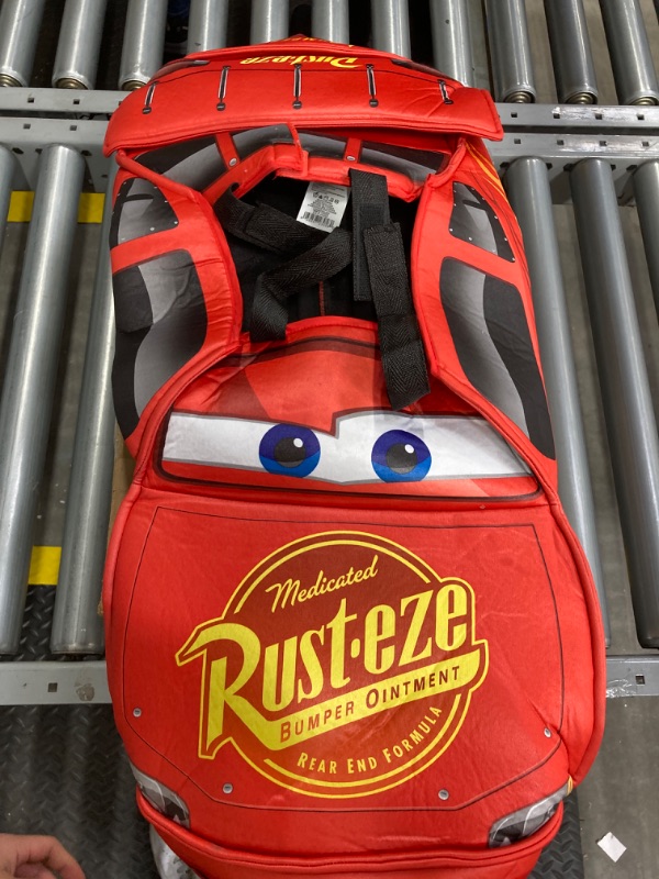 Photo 1 of Disguise Lightning McQueen 3D Toddler Costume One Size (Up To Size 6) Multicolor