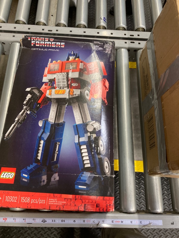 Photo 2 of LEGO Optimus Prime 10302 Building Set for Adults; Build a Collectible Model of a Transformers Legend (1,508 Pieces) Standard Packaging