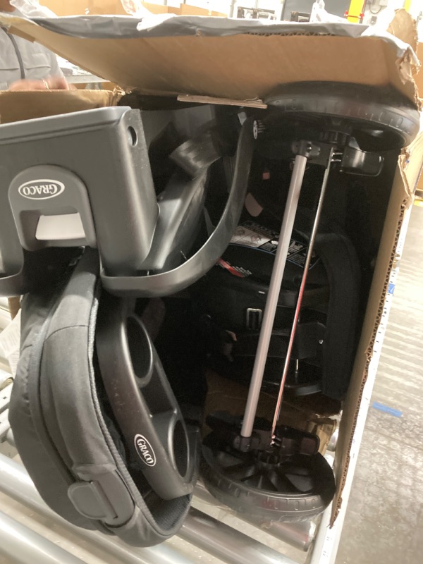 Photo 2 of Graco Modes Pramette Travel System, Stroller and Carseat Combo Set, Baby Stroller with Pramette Mode, SnugRide 35 Infant Car Seat, 3 Stroller Modes, Car Seat Carrier to Toddler Stroller, Ellington
