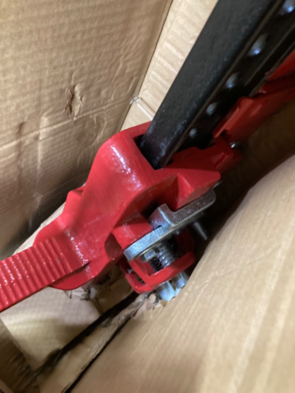 Photo 2 of BIG RED TR6501B Torin 48" Ratcheting Off Road Utility Farm Jack, 3 Ton (6,000 lb) Capacity, Red