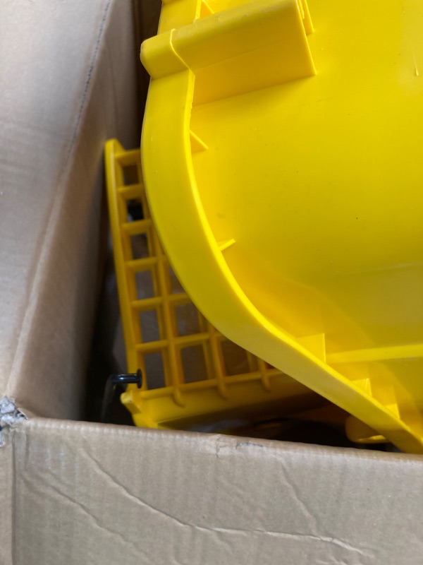 Photo 1 of Commercial Mop Bucket with Side Press Wringer on Wheels, Including One Commercial Mop, 35 Quart, Yellow