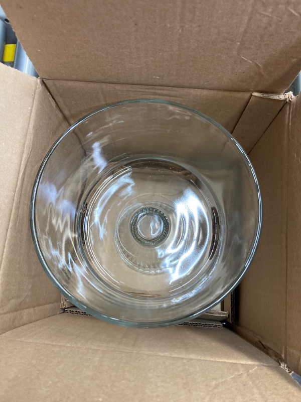 Photo 1 of Anchor Hocking Monaco Glass Trifle Bowl, Set of 1, Clear