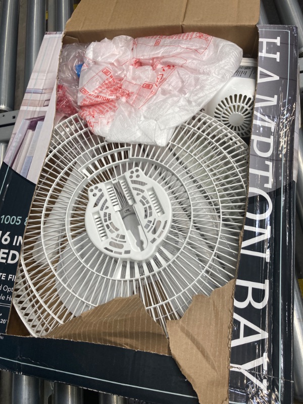 Photo 2 of 16 inch pede3stal fan by hampton bay