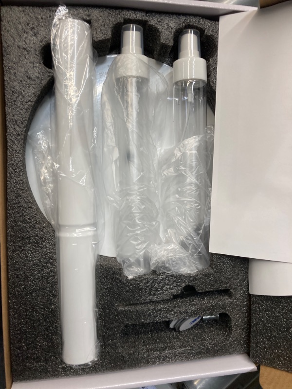 Photo 1 of 2 in 1 Paper Towel Holder with Spray Bottle Center, Brushed Nickel Paper Towel Holder Countertop, Kitchen Paper Towel Holder, Bathroom Paper Towel Holder, Bathroom Must Have