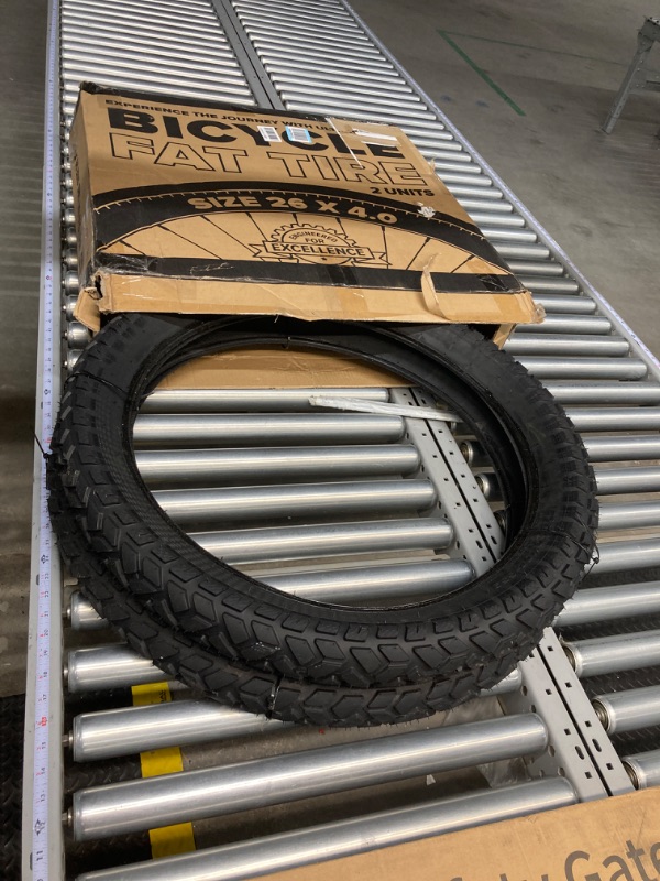 Photo 2 of 20x4.0 26x4.0 inch - Bike Fat Tire - Robust, High-Performance Fat Tire for MTB and Ebikes, Durable All-Terrain Directional Tread, Superior Density for Street & Trail Adventures 26x4.0 2 Unit Pack