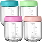 Photo 1 of 4 Pack Mason Jars 16 oz with Lids, Glass Jar with Screw Lid and Mesurement Marks, Glass Jars with Airtight Lids for Overnight Oats, Pickles, Salad, Spice, Candy, Jam, Seasoning, Meal Prep Containers