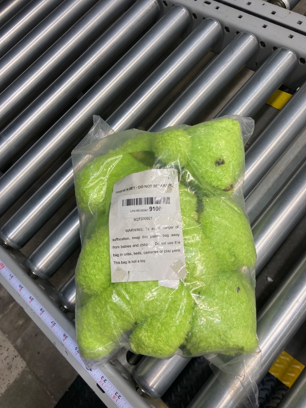 Photo 3 of green color...............................................Teddy Bear Plush - Cute Teddy Bears Stuffed Animals - 3-Pack of Stuffed Bears - 9 Inch Height (Green)