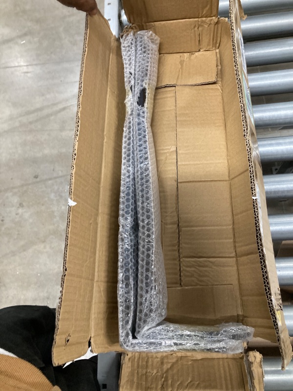 Photo 1 of 2 Pack L22" x H 6" x W 2.5" 10mm Thick Countertop Support Brackets, Heavy Duty Countertop Hidden Bracket L Shelf Bracket Metal Corbels for Countertops Frosted Black 22 Inch 2