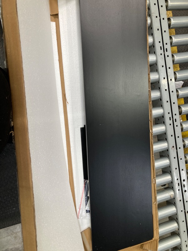 Photo 1 of The Original Bamboo Dual Monitor Stand (As Seen On PBS) - 42 Inch Large Monitor Riser for Computer Screens, Laptop or TV - Desk Shelf Adds Storage Space and Improves Ergonomics - Black

