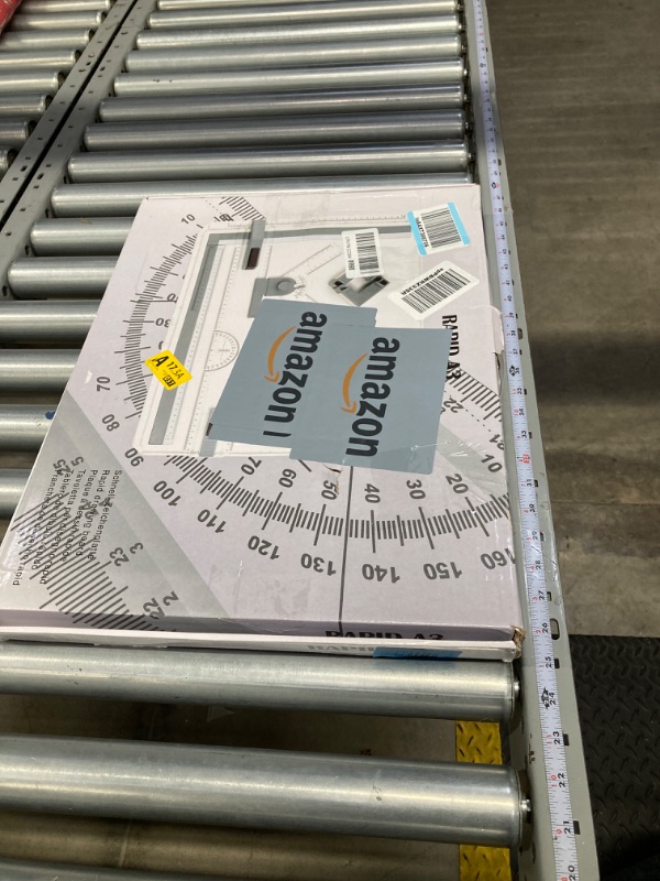 Photo 3 of A3 Portable Drawing Board, Multi-Function Metric Drafting Table with Clear Rule Parallel Motion and Angle Adjustable Measuring System