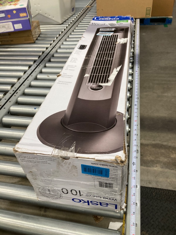 Photo 3 of ***PARTS ONLY***Lasko Portable Electric 42" Oscillating Tower Fan with Fresh Air Ionizer, Timer and Remote Control for Indoor, Bedroom and Home Office Use, Silver 2551