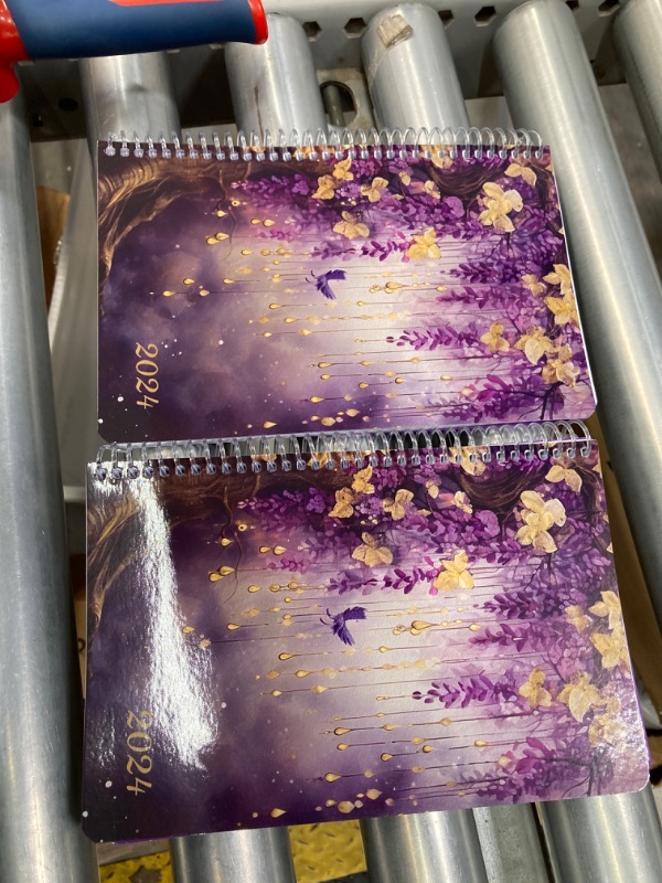 Photo 2 of *** Bundle *** Ward 2024 Planner: November 2023 Through December 2024, Daily Weekly Monthly Planner, Yearly Agenda, 5.5” X 8.5” (Purple Blossom Bliss) 5.5x8.5 Purple Blossom Bliss ( 2 pack )